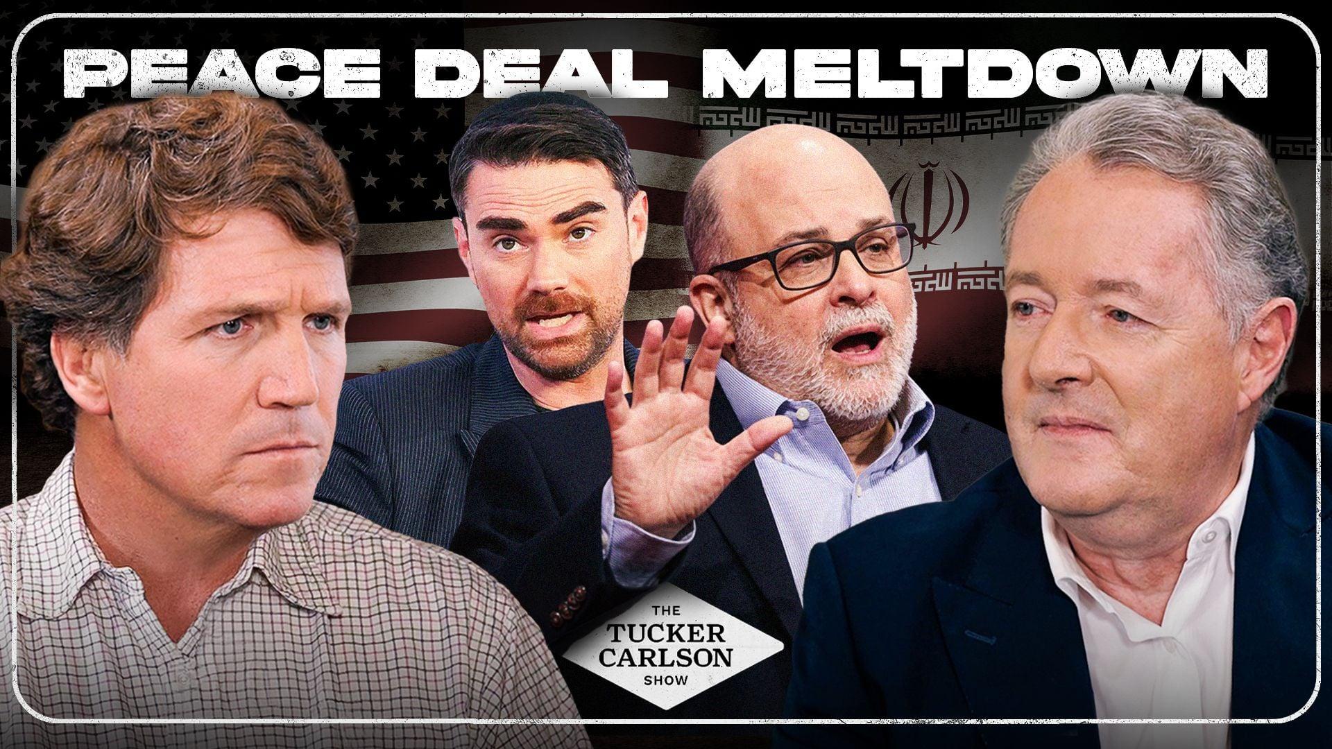 Trump Puts Bibi in His Place & Neocon Heads Implode Over Peace in Iran. Tucker & Piers Morgan React. thumbnail